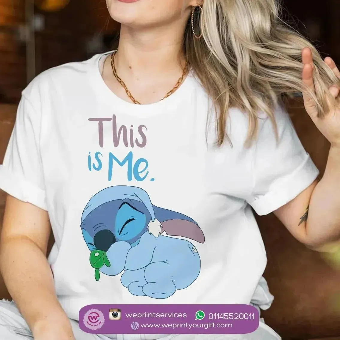 Half sleeve T-shirt - Stitch