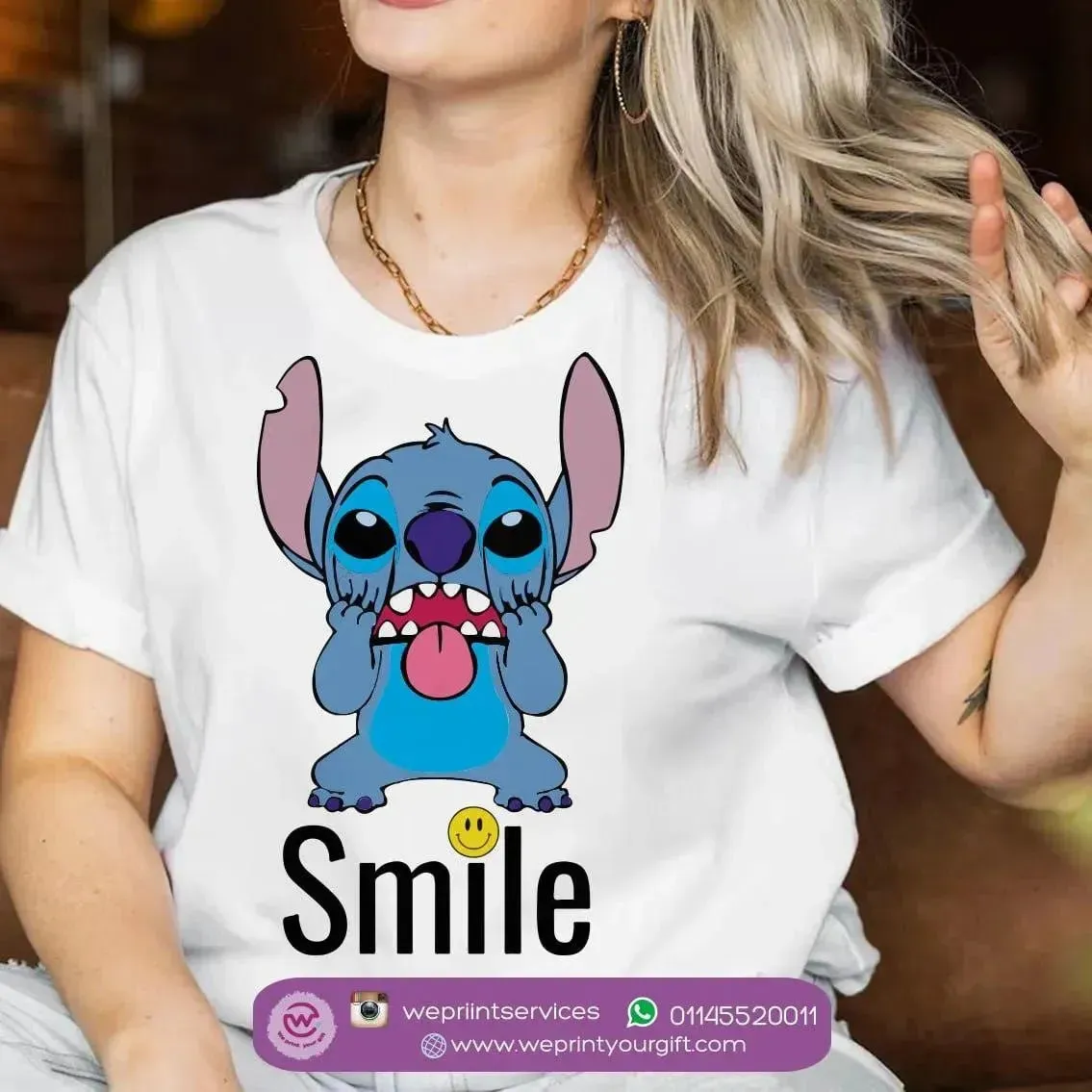 Half sleeve T-shirt - Stitch