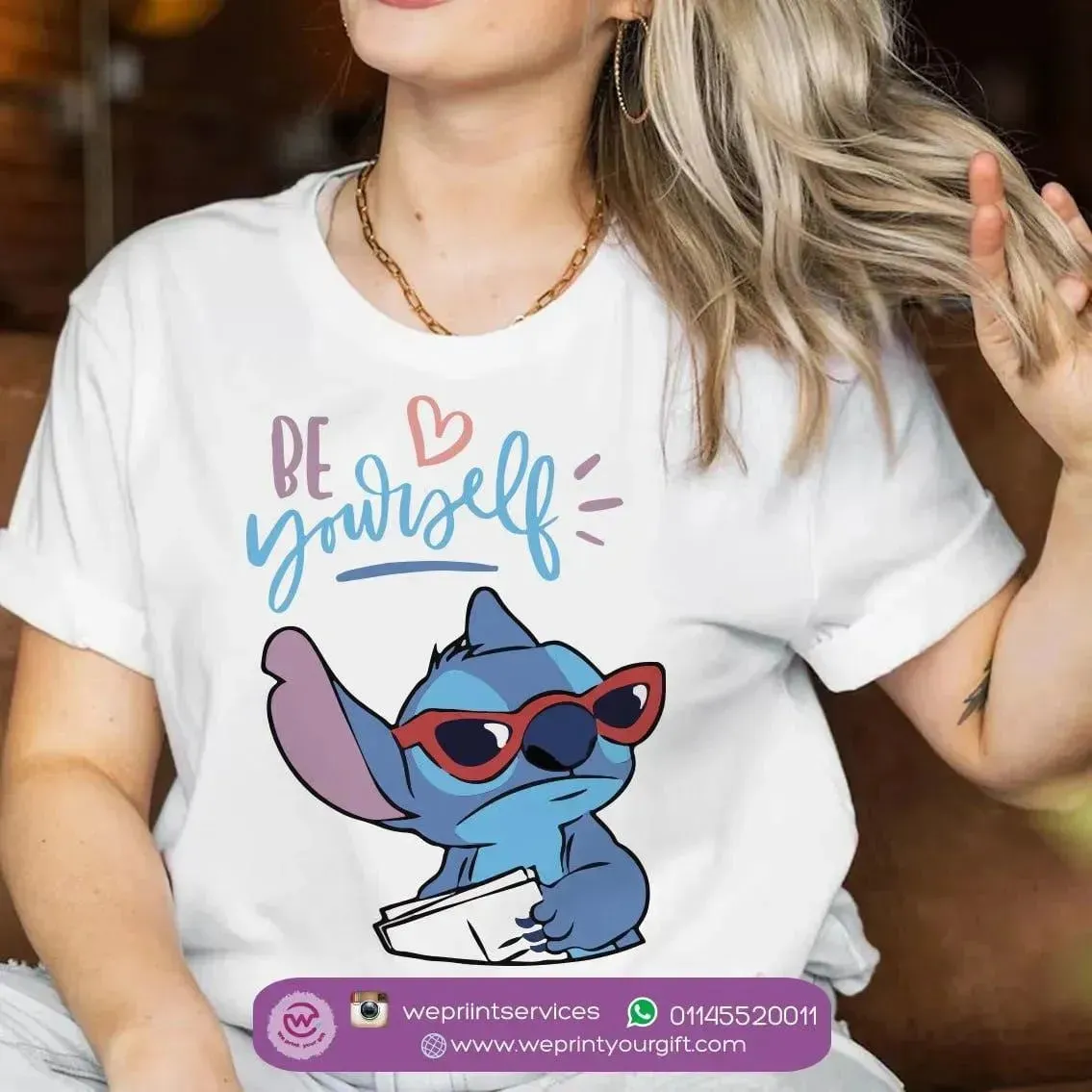 Half sleeve T-shirt - Stitch
