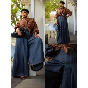 High Waist Baggy Wide Pants.