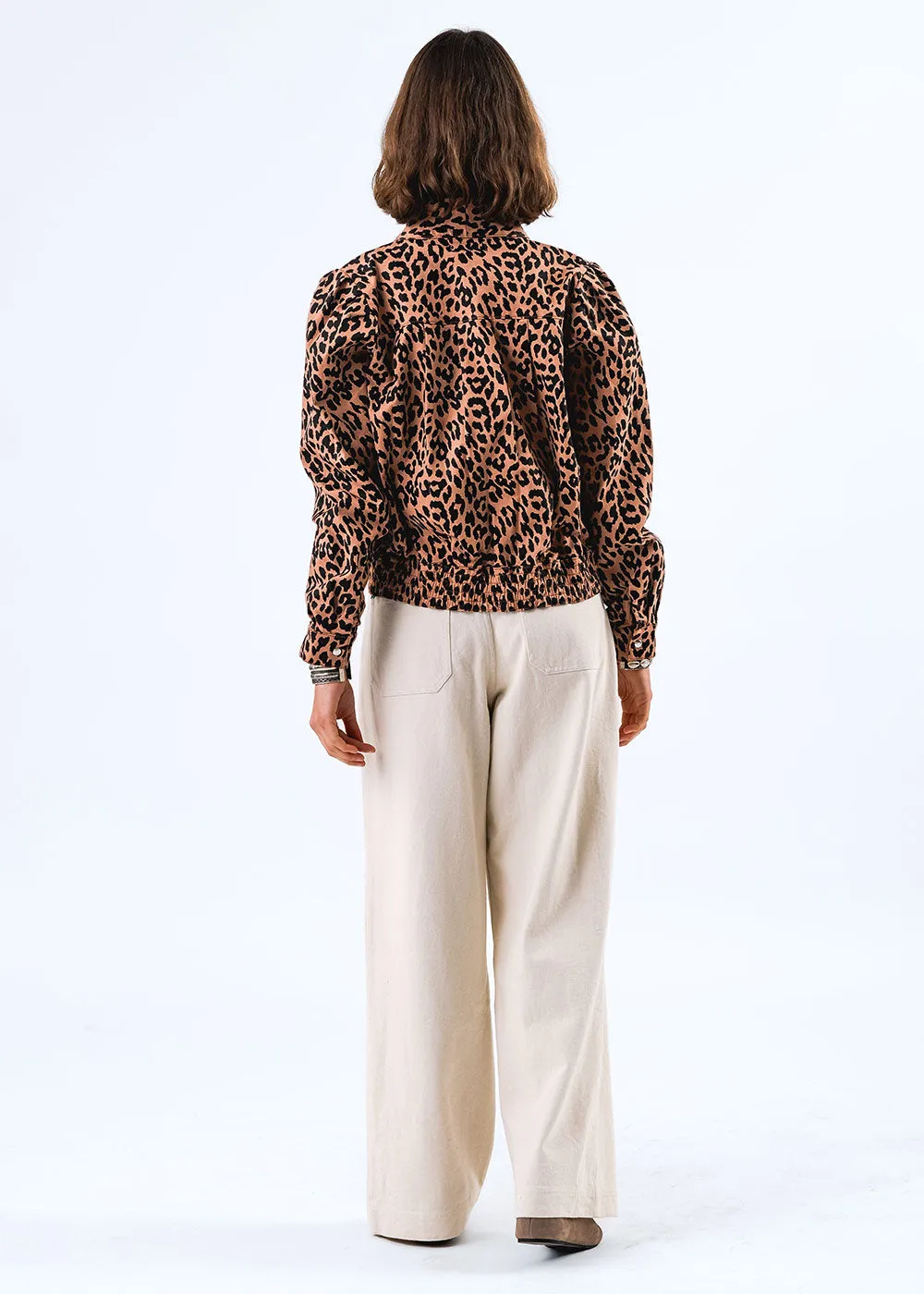 IrishLL Jacket LS - Leopard Print