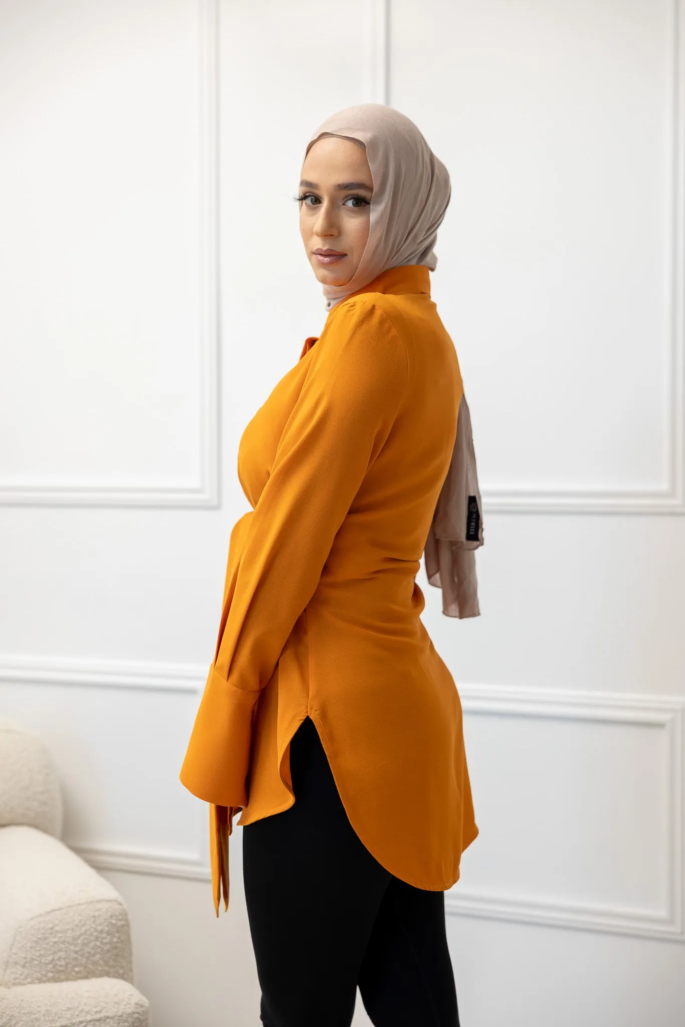 Kulture Tie Waist Shirt