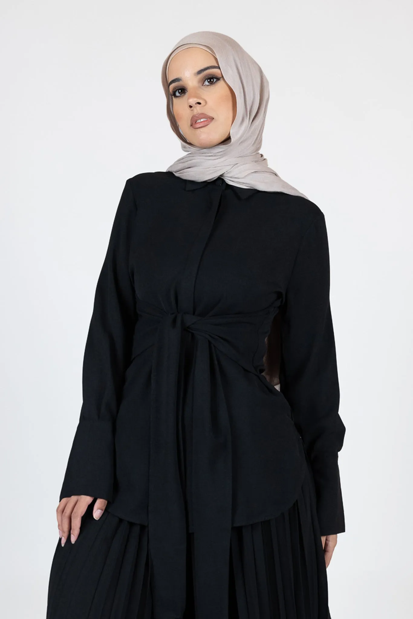 Kulture Tie Waist Shirt