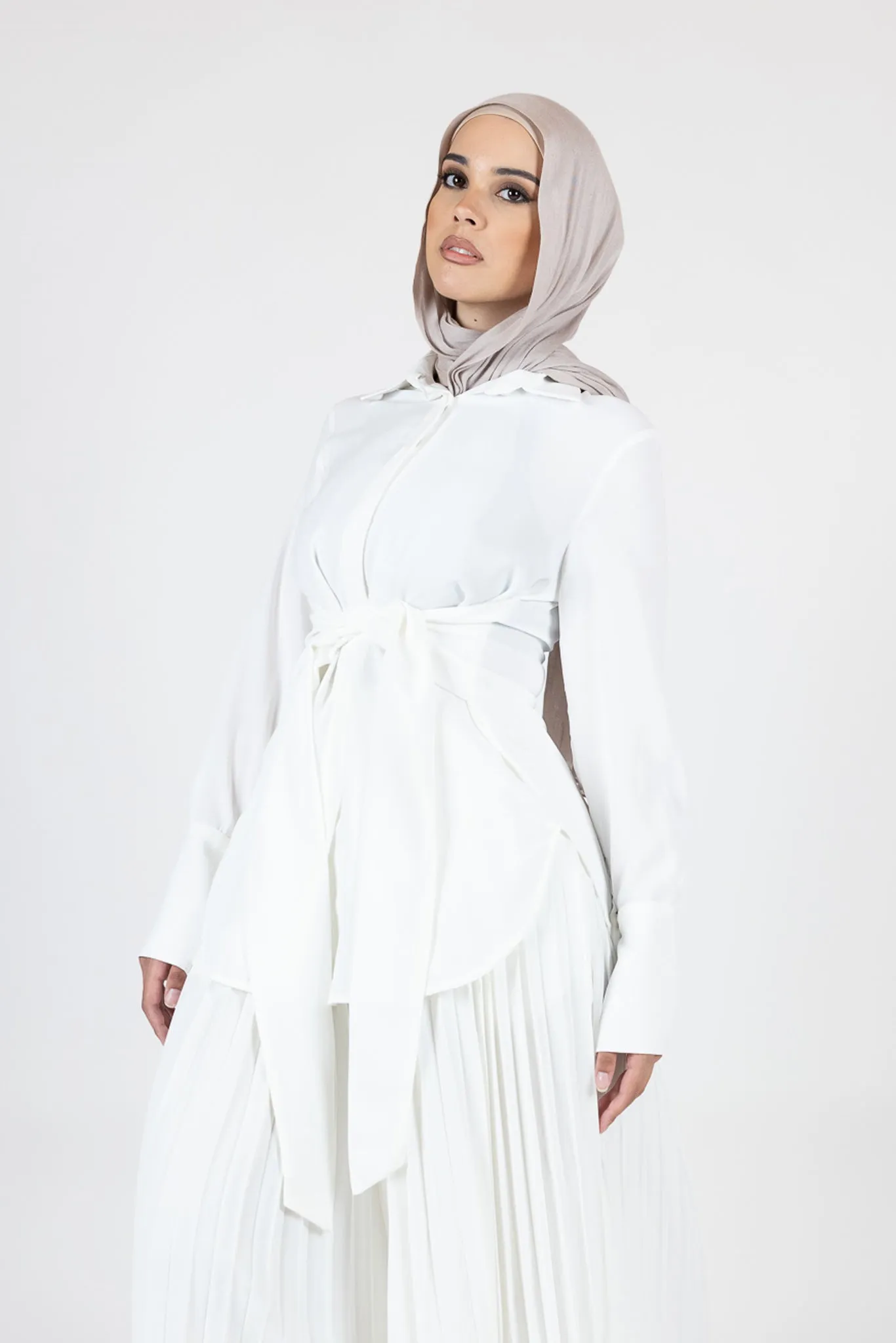 Kulture Tie Waist Shirt