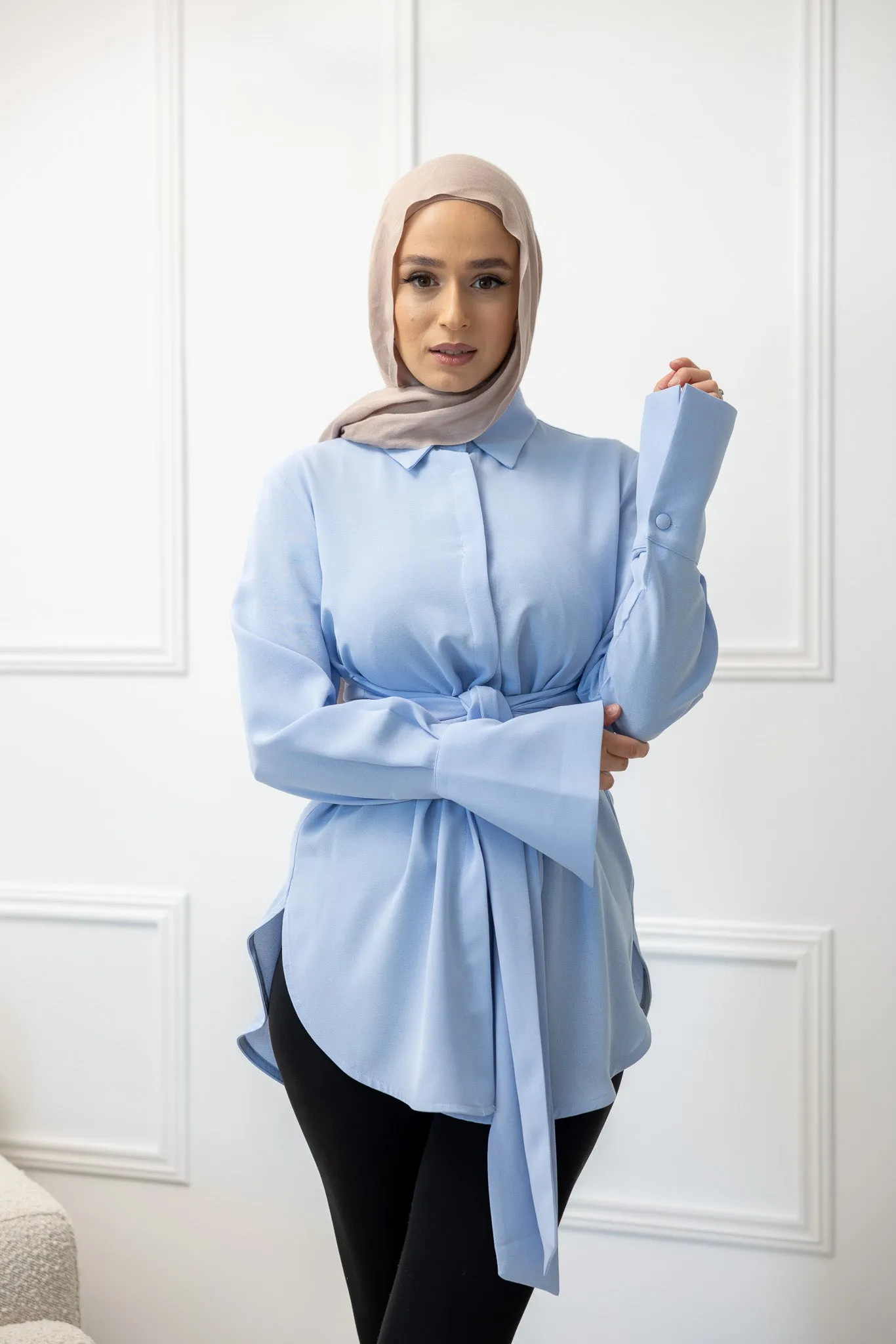 Kulture Tie Waist Shirt