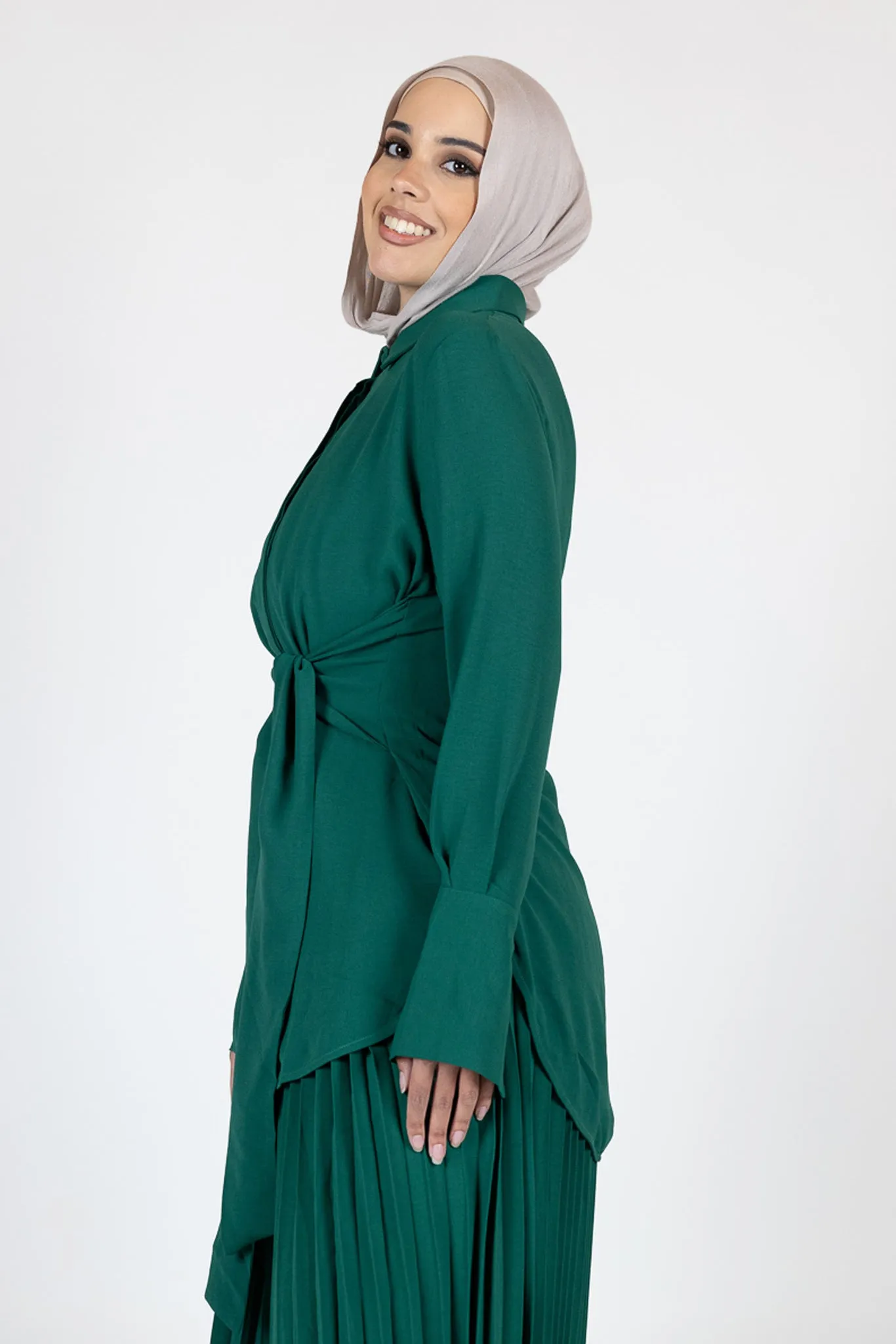 Kulture Tie Waist Shirt