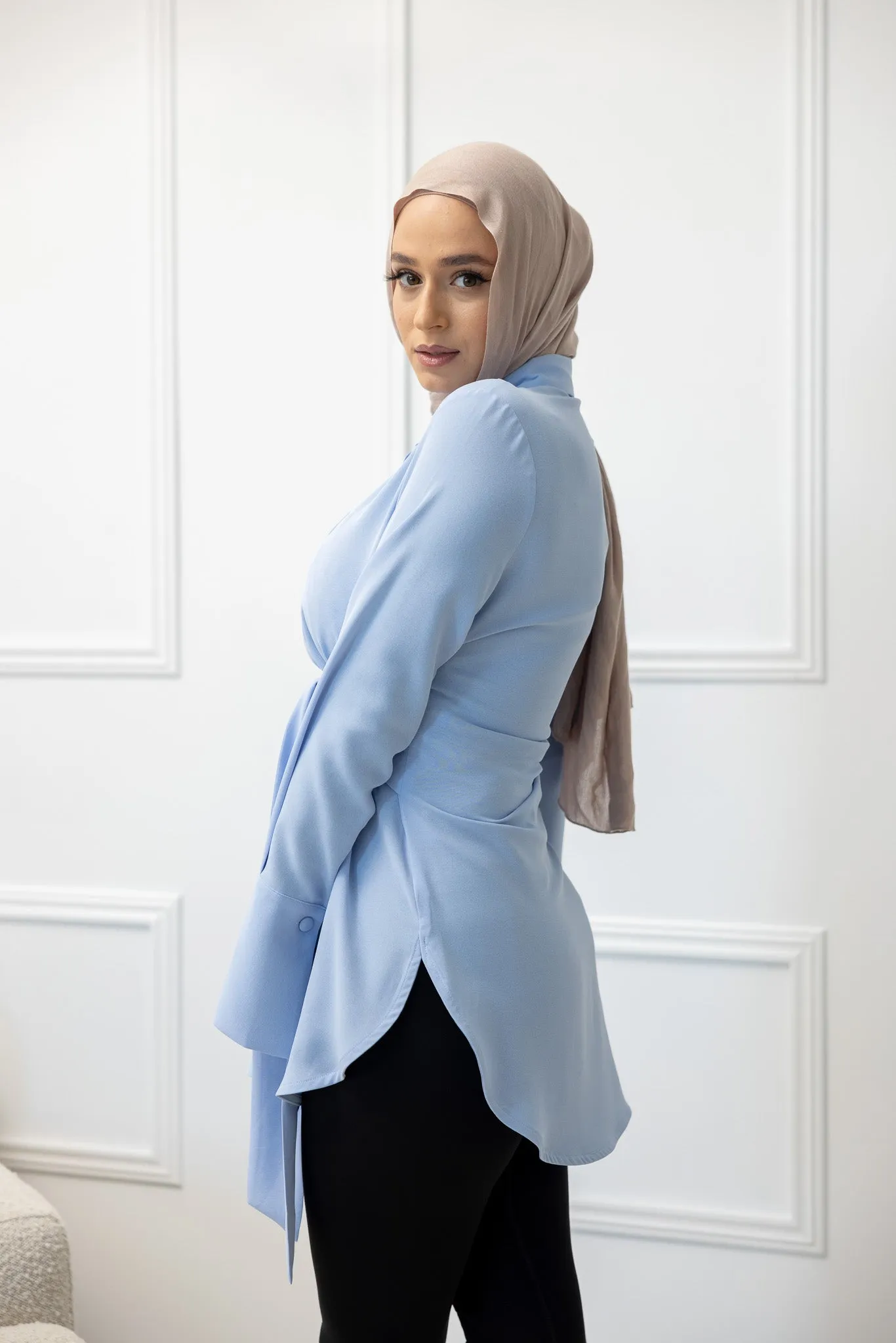 Kulture Tie Waist Shirt