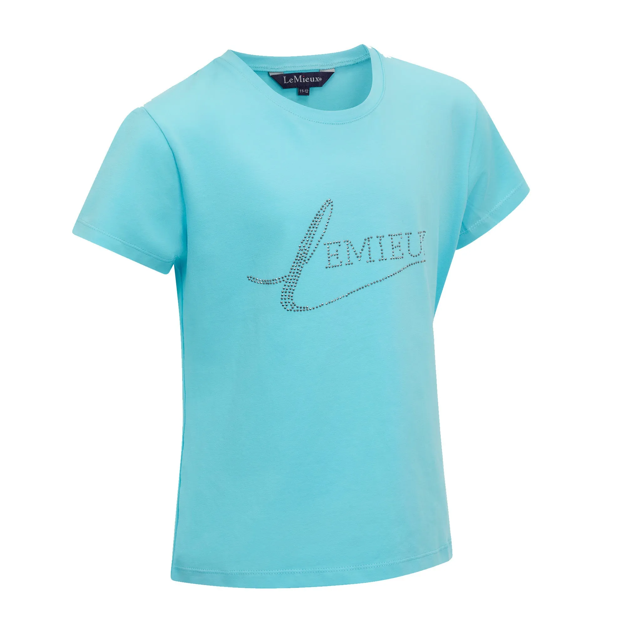 Lemieux Young Rider Diamante T-Shirt - Azure