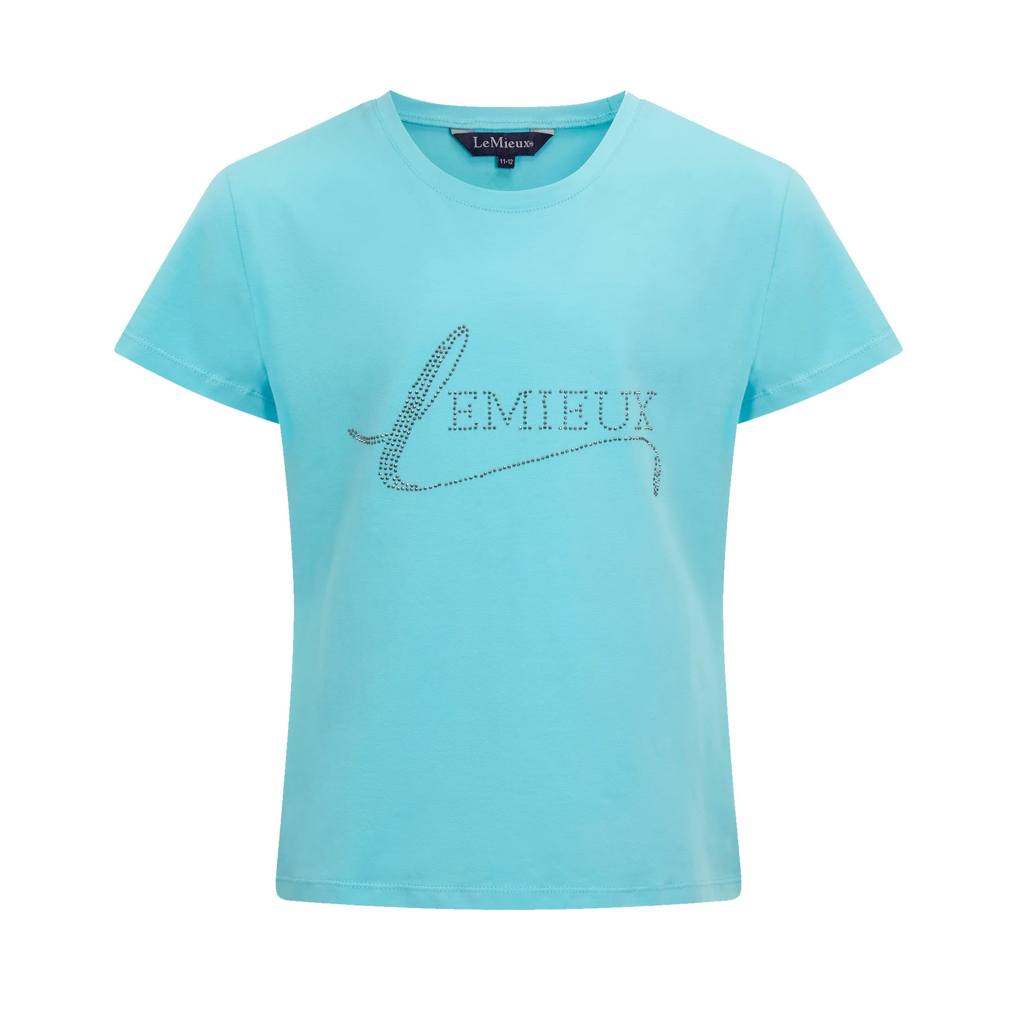 Lemieux Young Rider Diamante T-Shirt - Azure