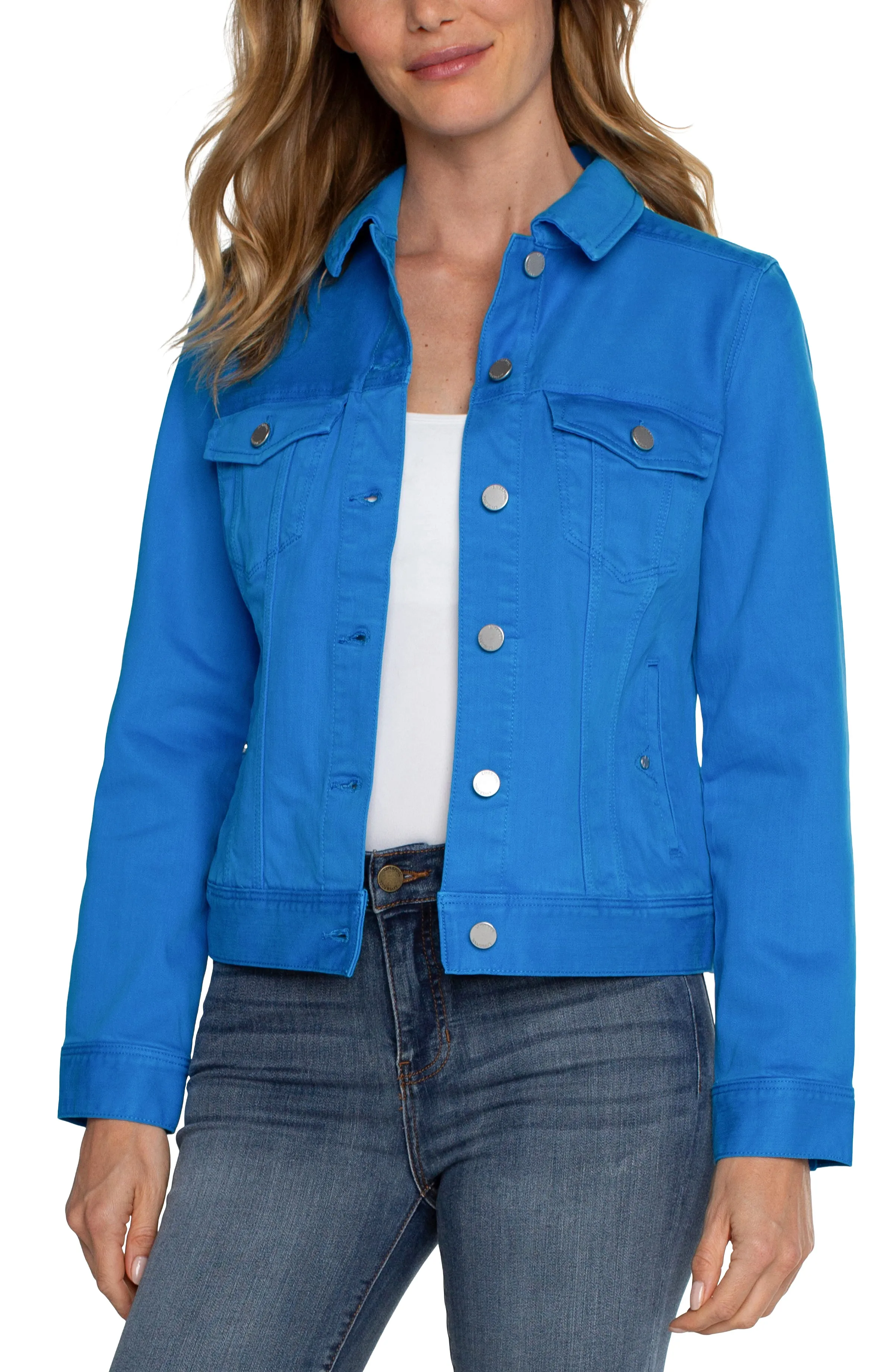 Liverpool Classic Jean Jacket (Diva Blue)