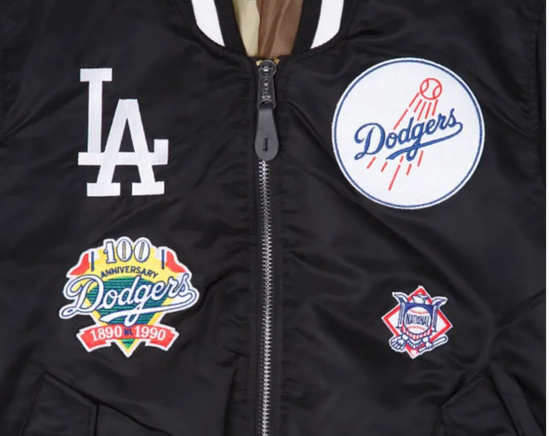 Los Angeles Dodgers Alpha Industries M-1 Reversible Bomber Jackets