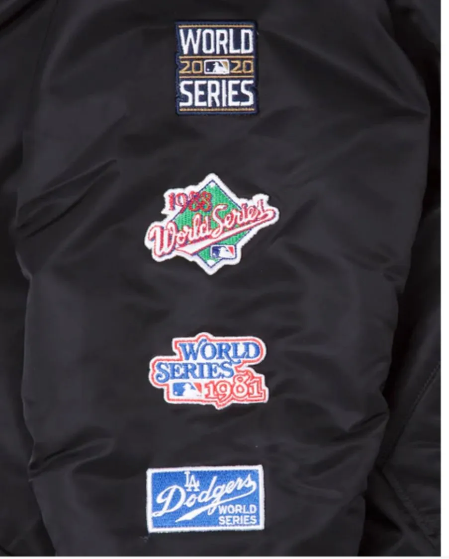 Los Angeles Dodgers Alpha Industries M-1 Reversible Bomber Jackets