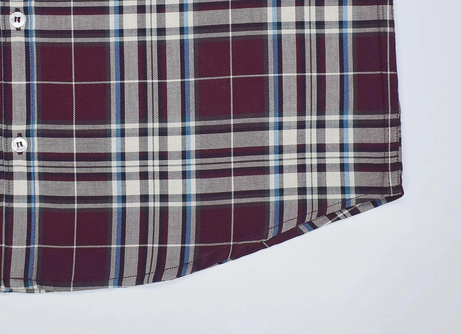 Men's 100% Cotton Madras Checkered Half Sleeves Shirt (Maroon)