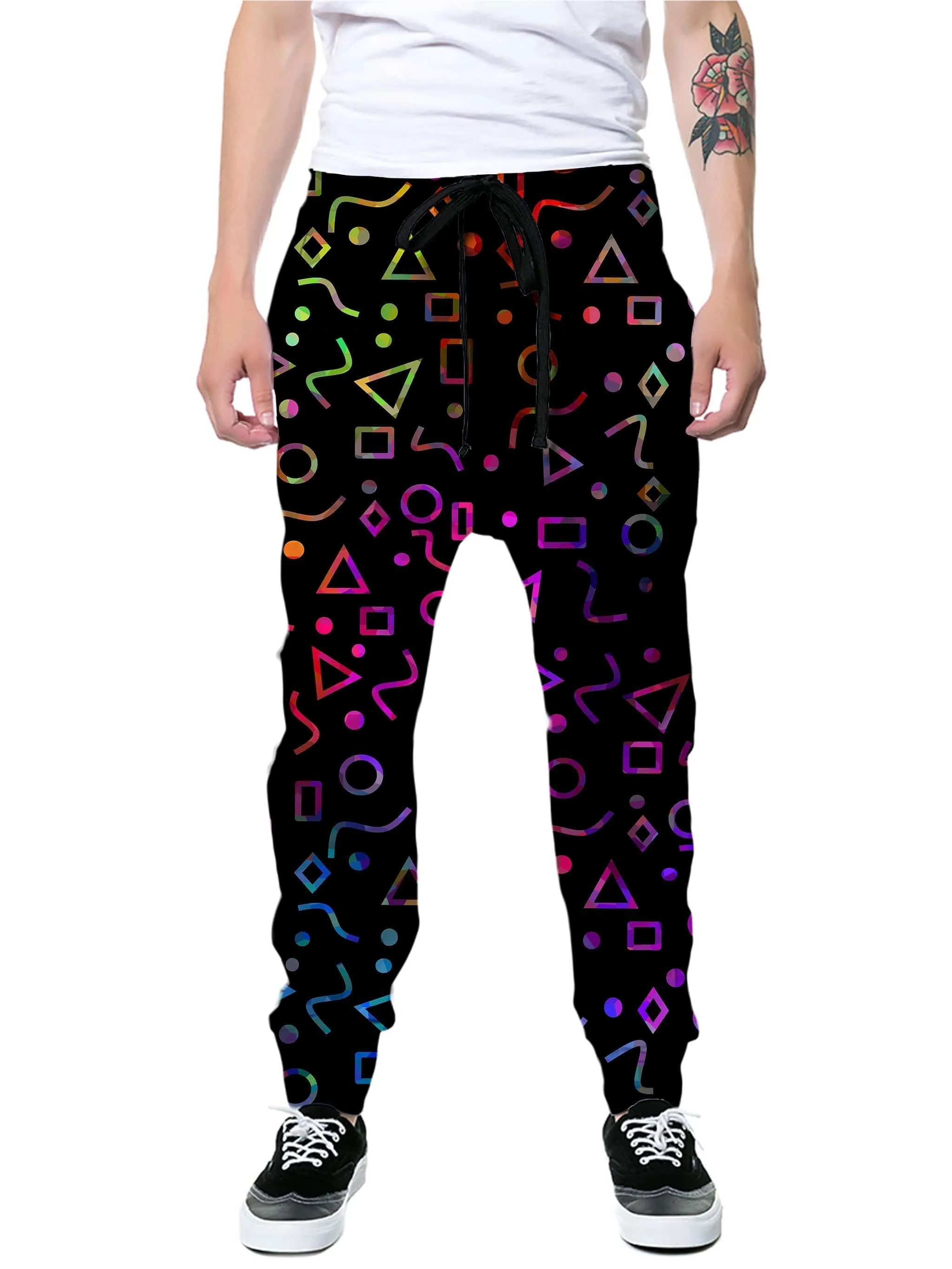 Modern Shapes Zip-Up Hoodie and Joggers Combo