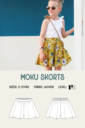 Moku Skorts Sewing Pattern