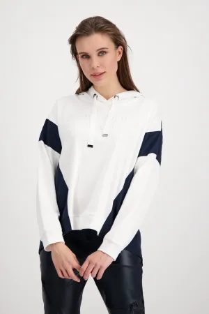 Monari  Two Tone Hooded Top M406689