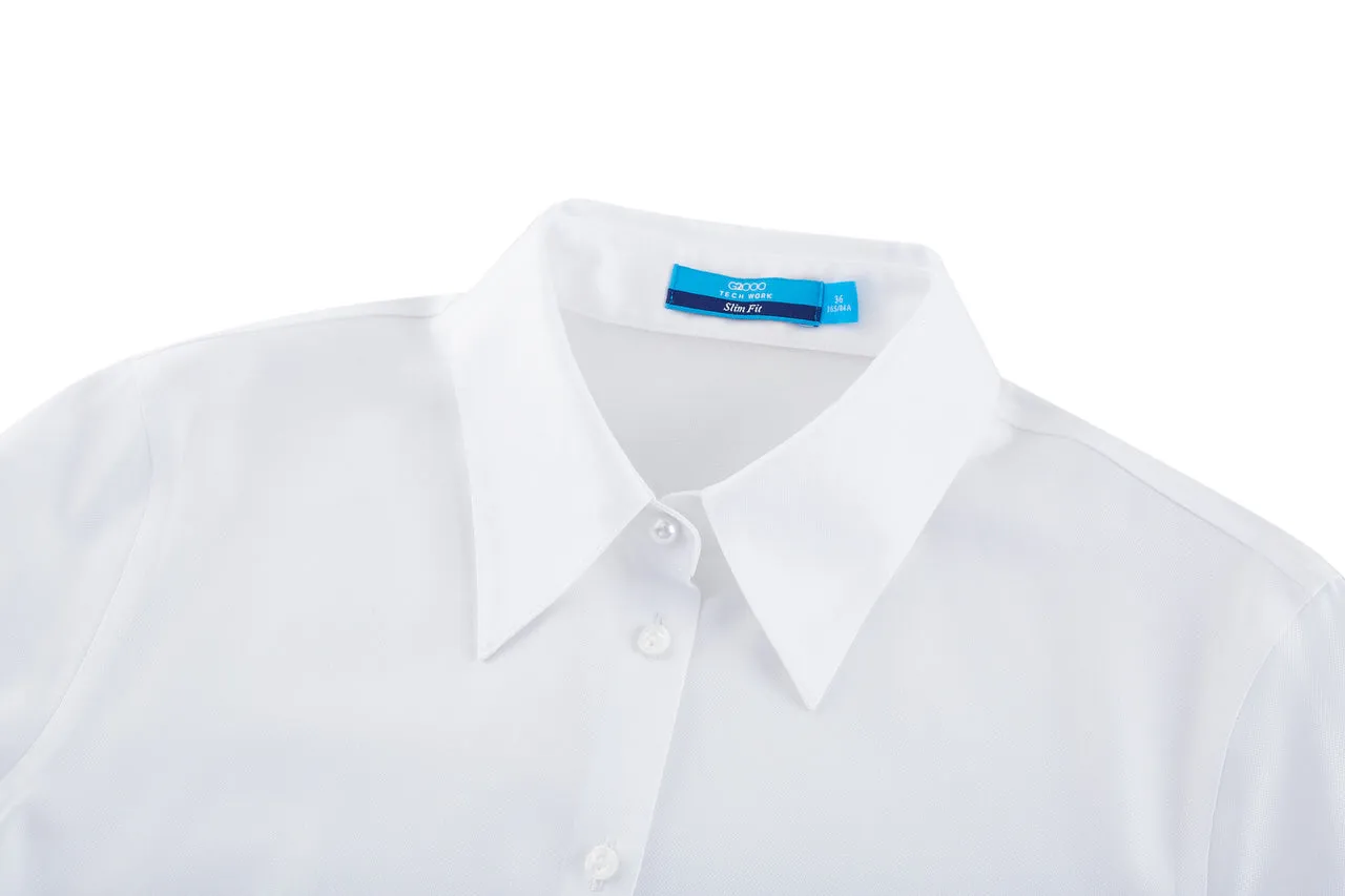 Non-Iron Cotton Stretch Oxford Shirt