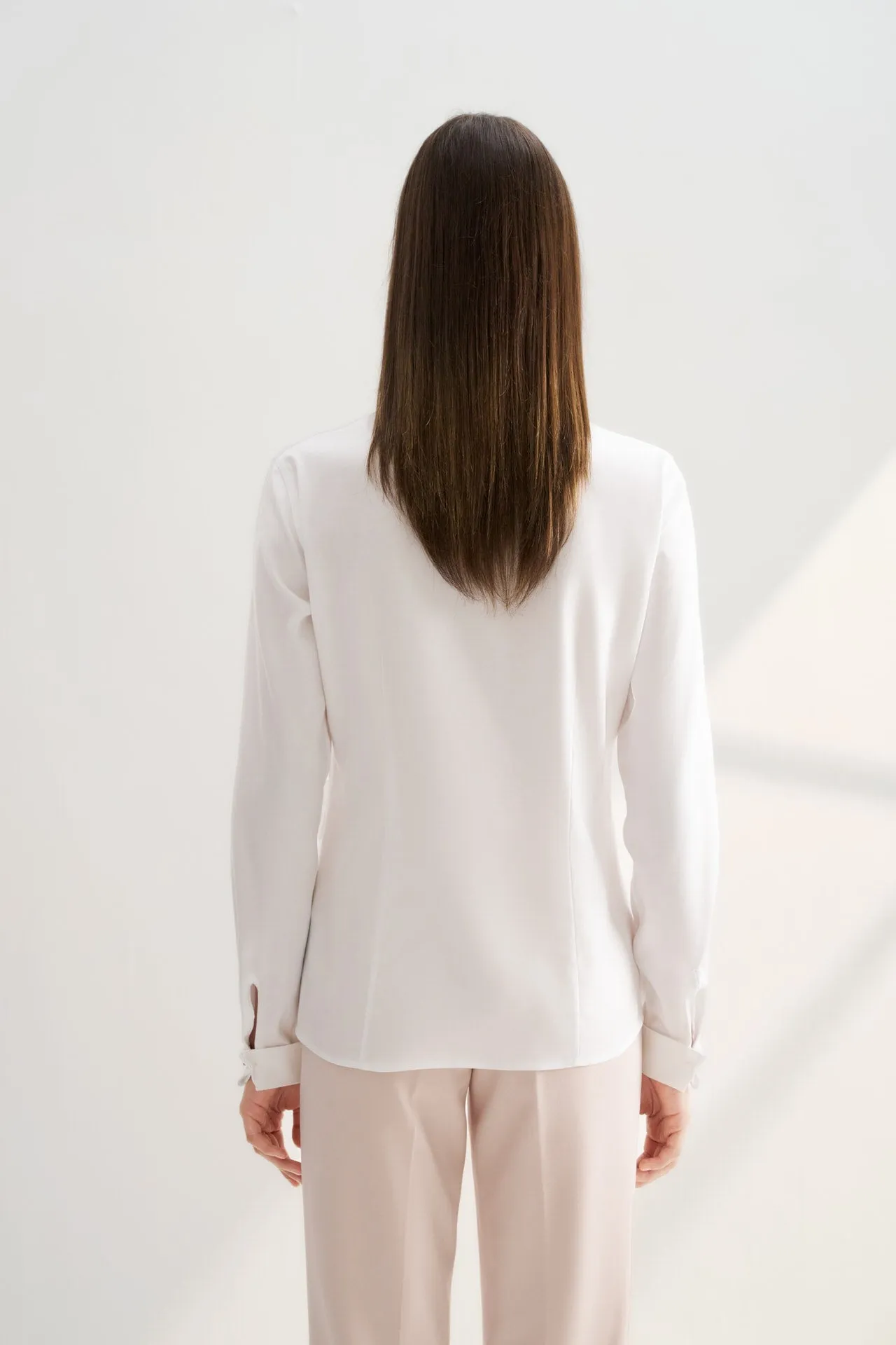 Non-Iron Cotton Stretch Oxford Shirt