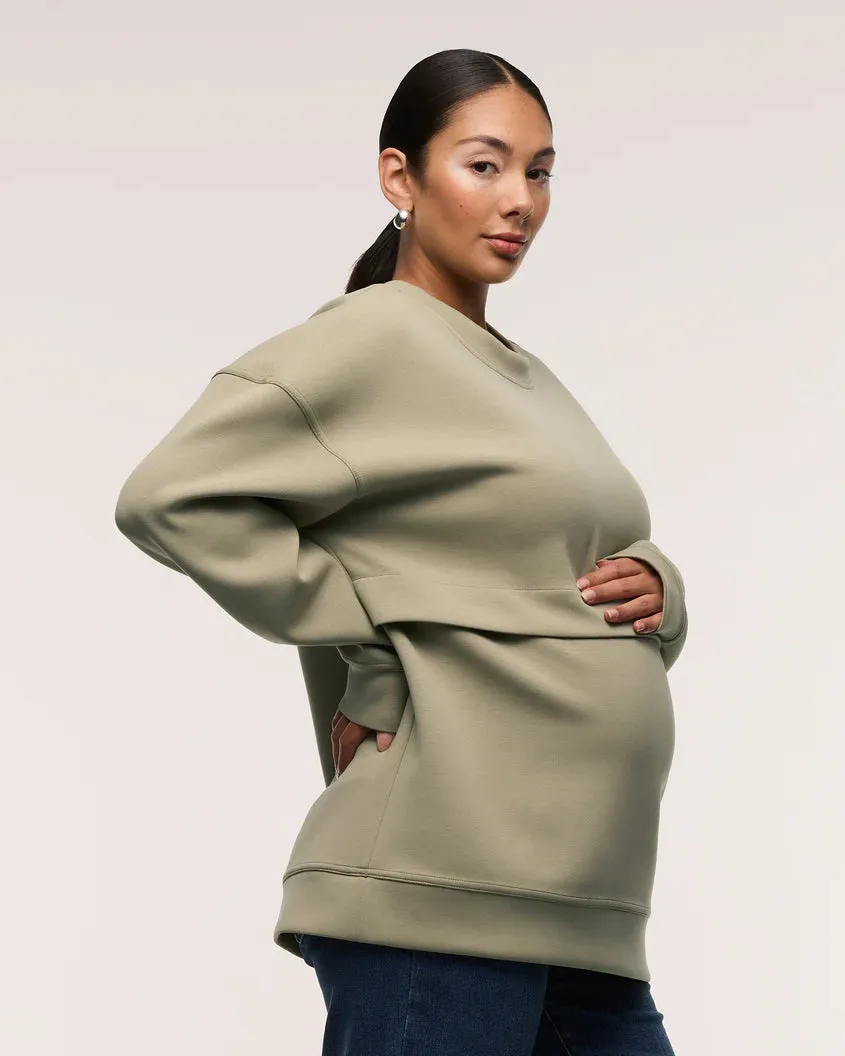 Oversized Feeding Zip Jumper