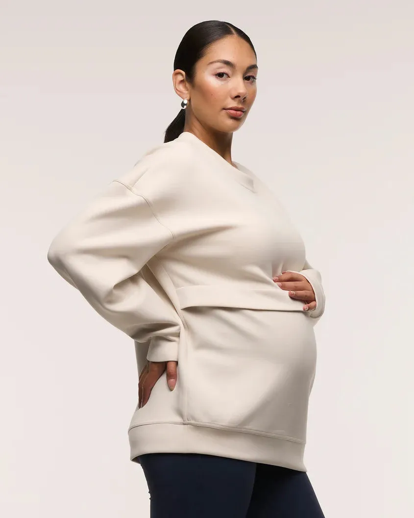 Oversized Feeding Zip Jumper