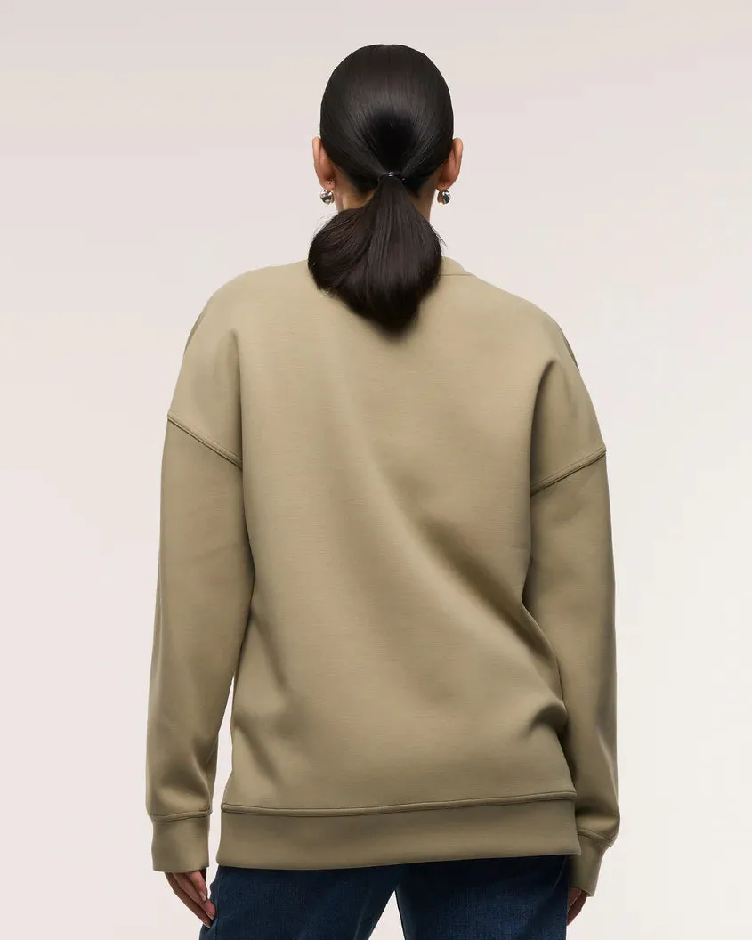 Oversized Feeding Zip Jumper