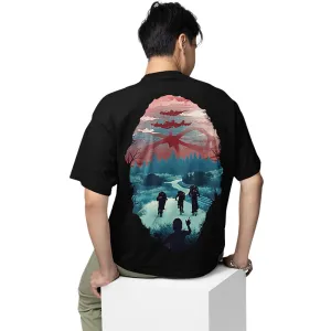 Oversized T shirt - Shadow Monster