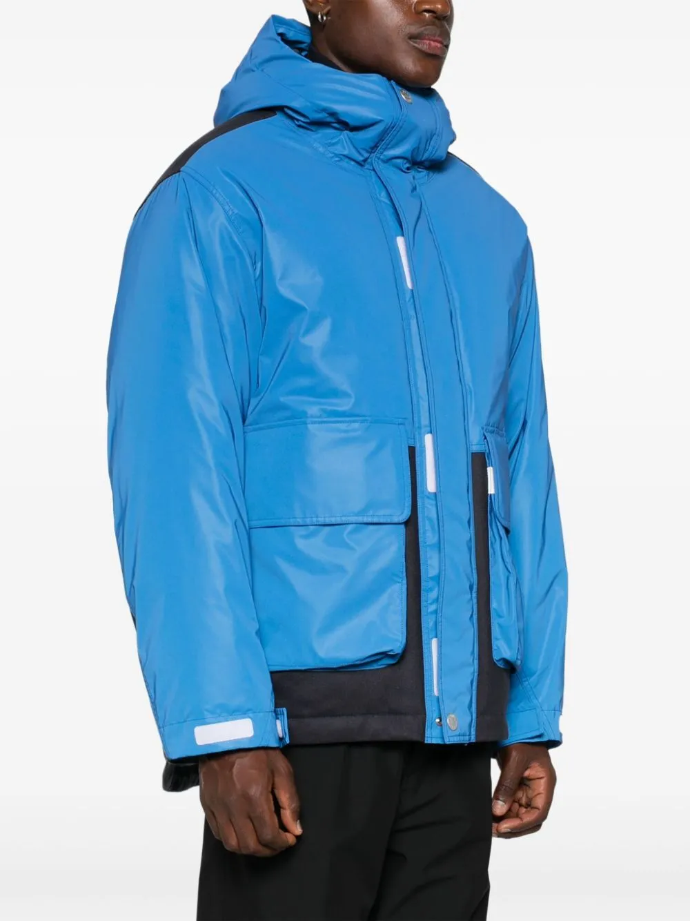 panno resinato with plated reflective_stone island marina
