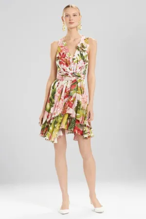 Paradise Floral Dress With Corsage