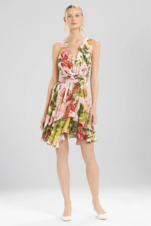 Paradise Floral Dress With Corsage