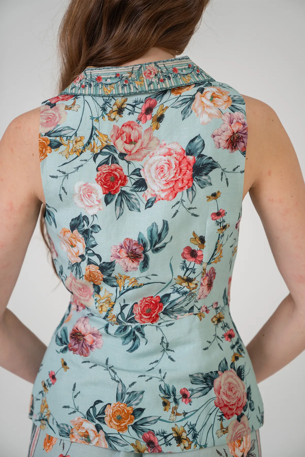 Petra Collared Waist coat