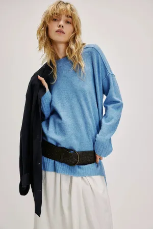 Phoebe Pullover - Waterfall Heather