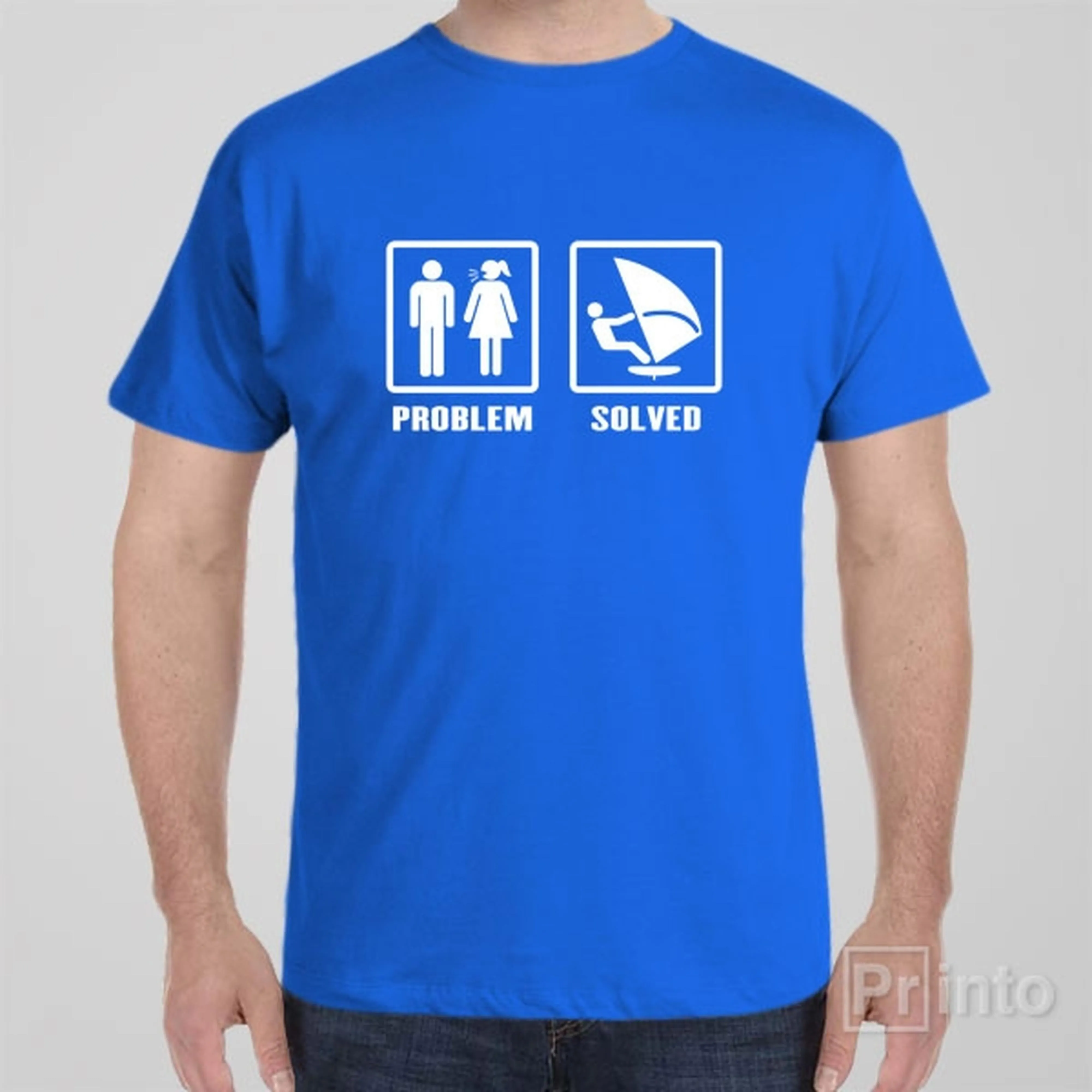 Problem - Solved (Windsurfing) - T-shirt