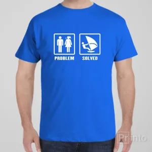 Problem - Solved (Windsurfing) - T-shirt