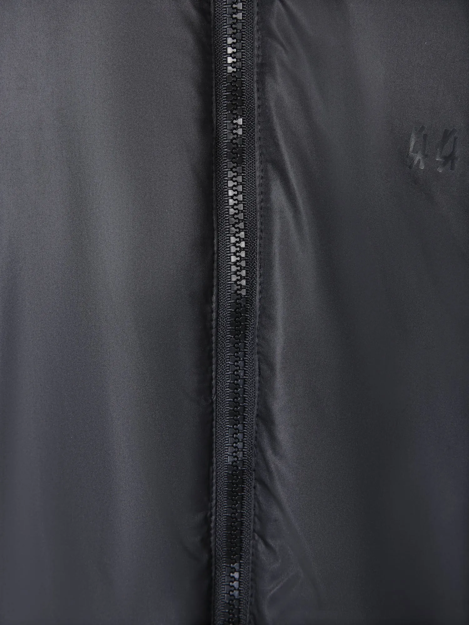 Rear logo black bomber jacket