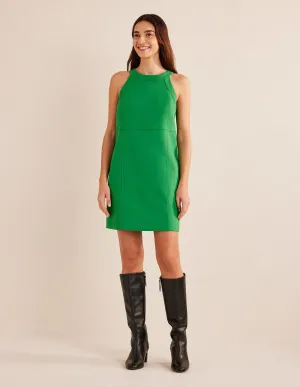 Sleeveless Mini Shift Dress-Green Bee