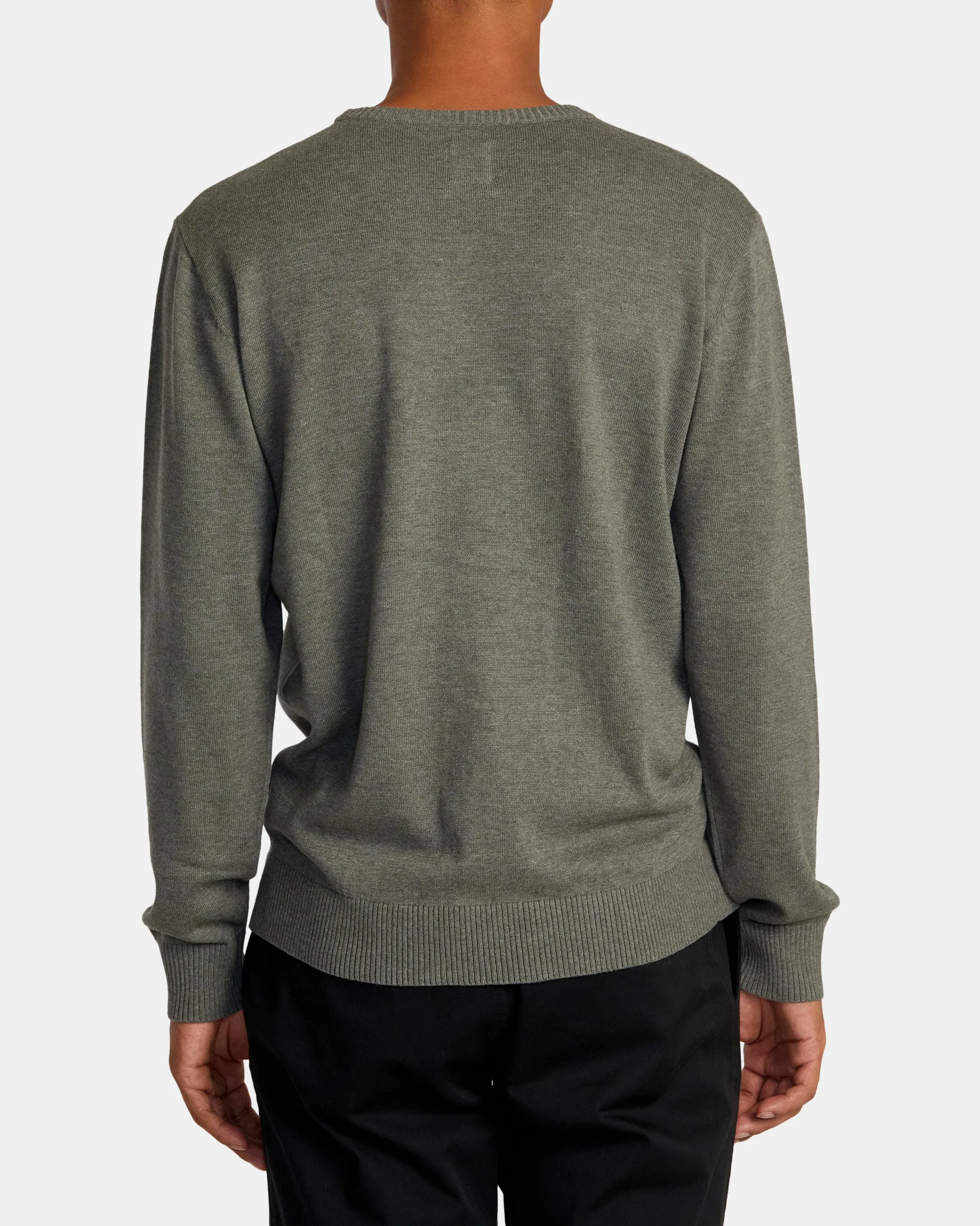 Slowdive Crew Sweater - Sage Leaf