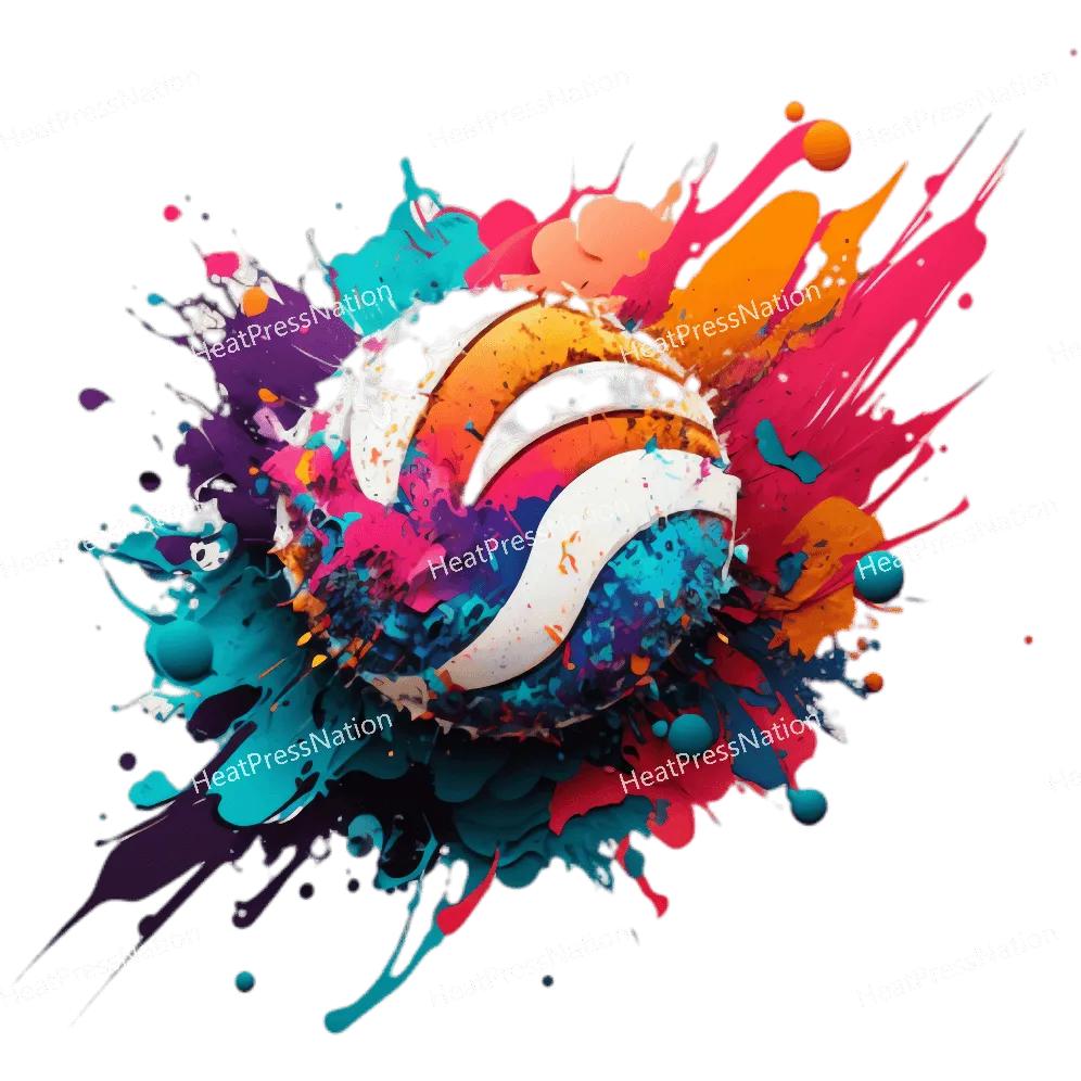 Splatter Volleyball Design
