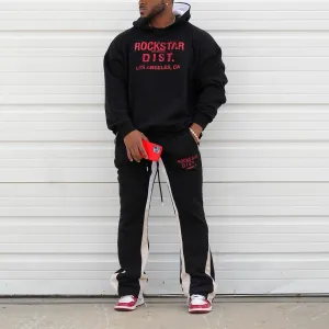 Stylish preppy monogram hoodie set