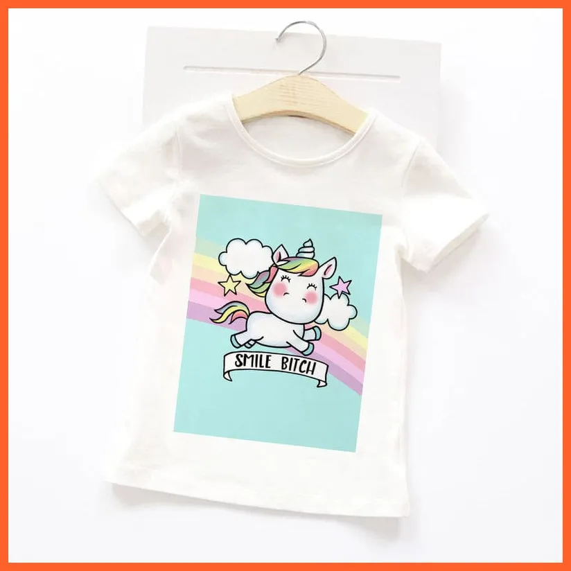 Summer Cartoon Animals Baby Kids T-Shirt | Cute Short Sleeve Printed Toddler Tee