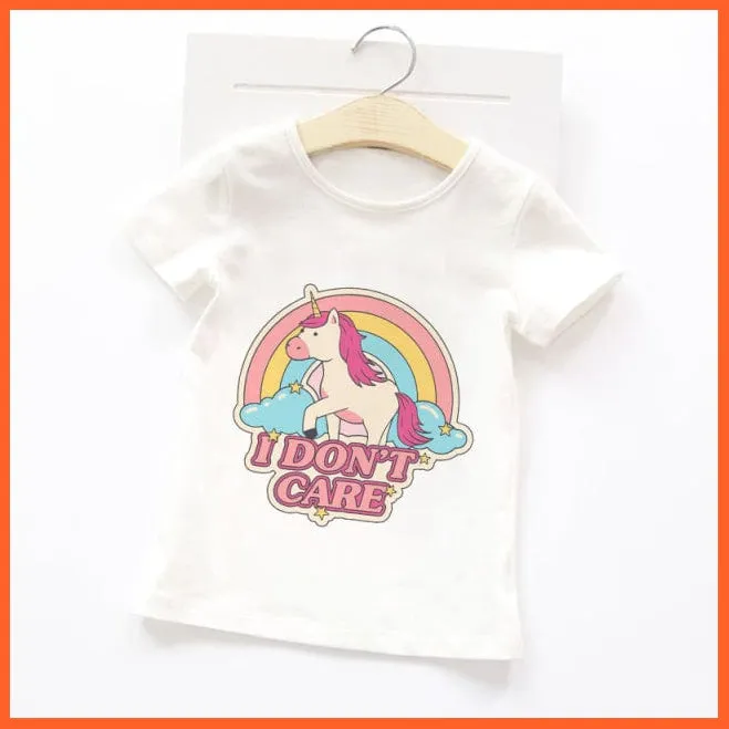 Summer Cartoon Animals Baby Kids T-Shirt | Cute Short Sleeve Printed Toddler Tee