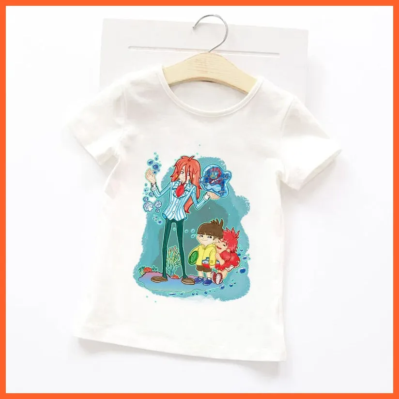 Summer Cartoon Animals Baby Kids T-Shirt | Cute Short Sleeve Printed Toddler Tee
