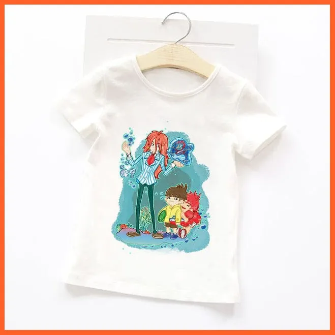 Summer Cartoon Animals Baby Kids T-Shirt | Cute Short Sleeve Printed Toddler Tee