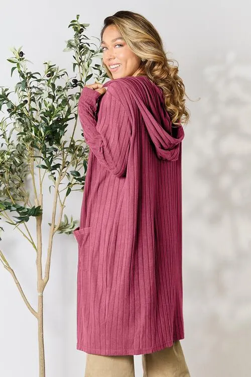 The Lily Hooded Sweater Cardigan