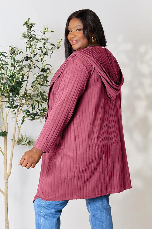 The Lily Hooded Sweater Cardigan