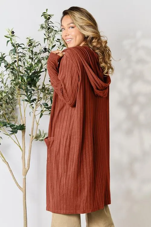 The Lily Hooded Sweater Cardigan