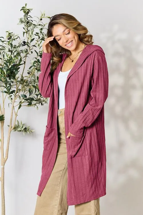 The Lily Hooded Sweater Cardigan