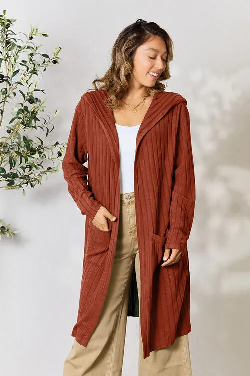 The Lily Hooded Sweater Cardigan
