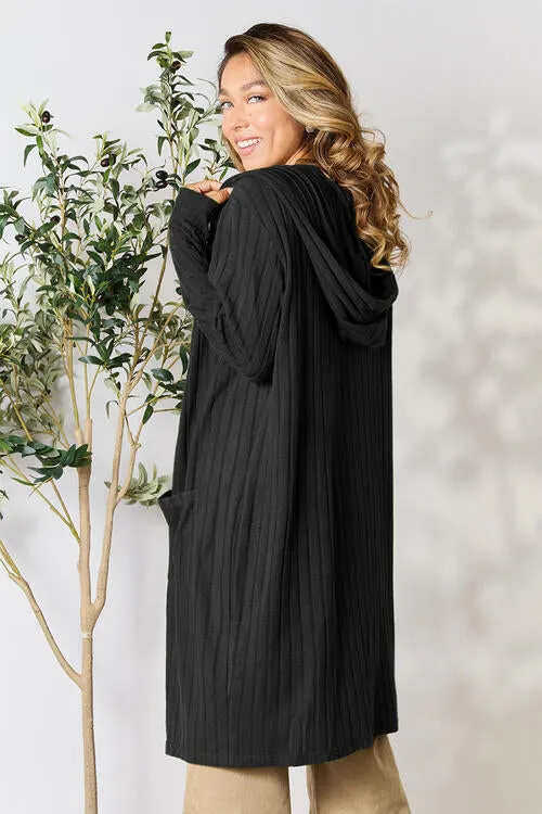 The Lily Hooded Sweater Cardigan