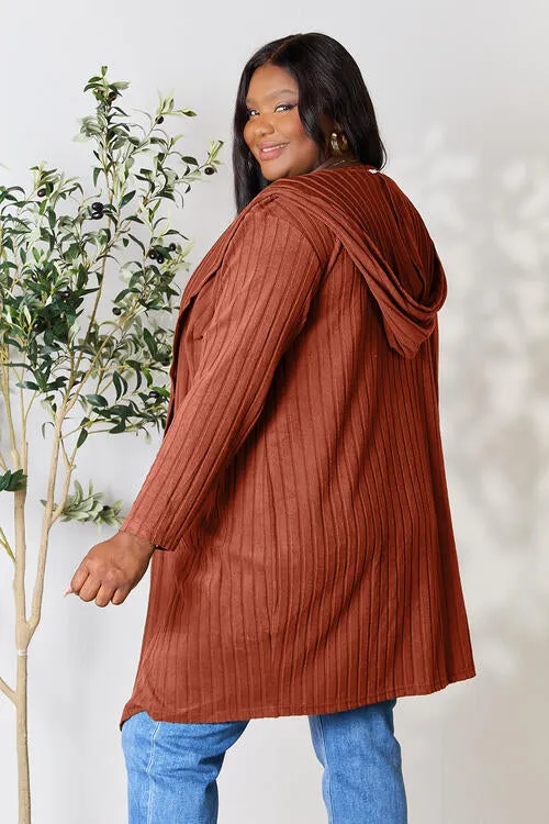 The Lily Hooded Sweater Cardigan