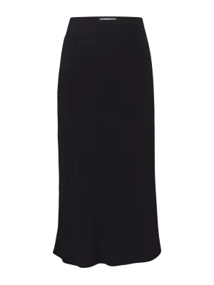 The Rey bias-cut skirt in stretch cupro